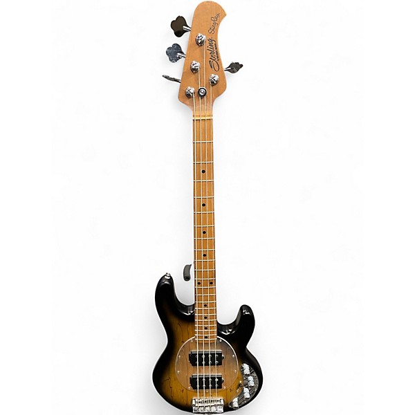 Used Sterling by Music Man RAY34HH Spalted Maple Electric Bass Guitar