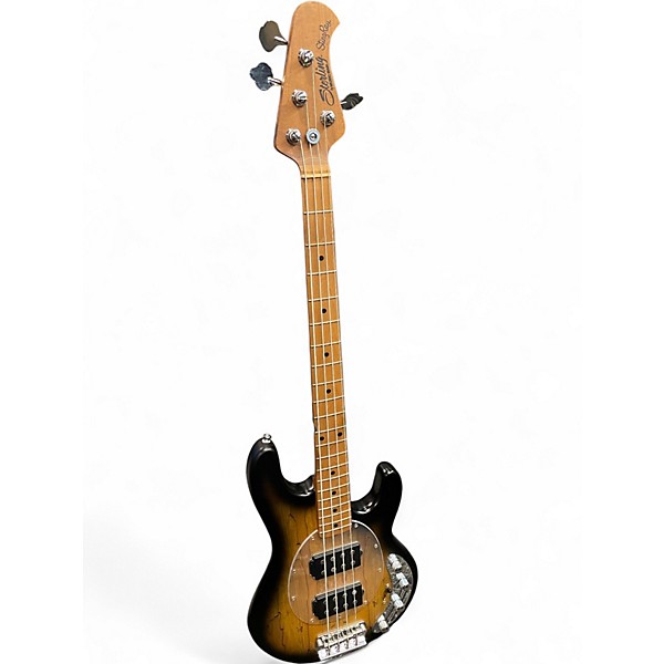 Used Sterling by Music Man RAY34HH Spalted Maple Electric Bass Guitar