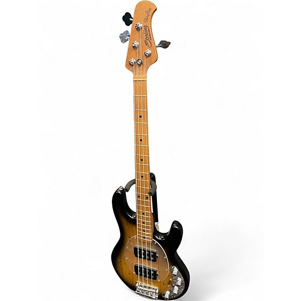 Used Sterling by Music Man RAY34HH Spalted Maple Electric Bass Guitar
