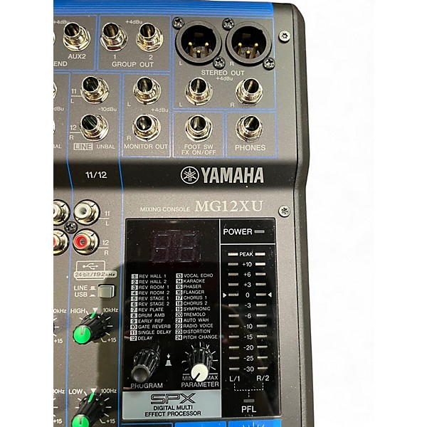 Used Yamaha MG12XU Unpowered Mixer | Guitar Center