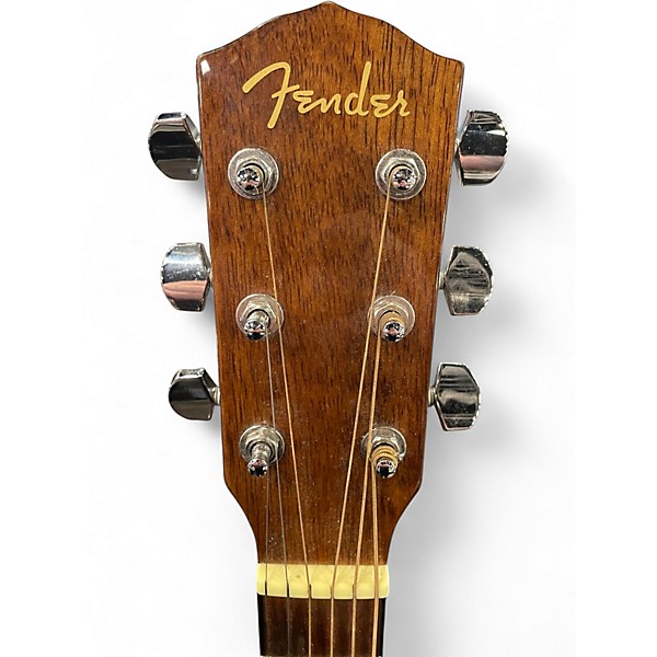 Used Fender CD60S Left Handed Natural Acoustic Guitar