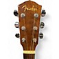 Used Fender CD60S Left Handed Natural Acoustic Guitar