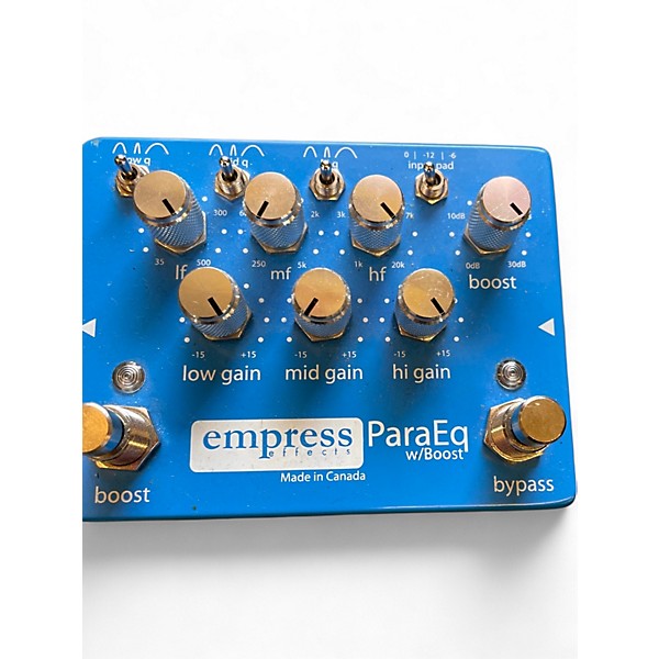 Used Empress Effects ParaEq with Boost EQ Pedal