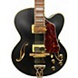 Used Ibanez AF75G Black Hollow Body Electric Guitar