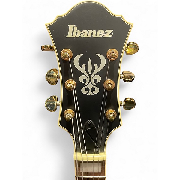 Used Ibanez AF75G Black Hollow Body Electric Guitar