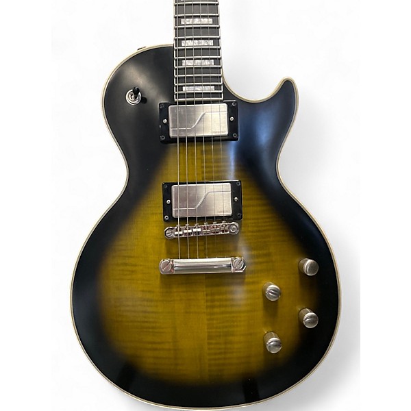 Used Epiphone Les Paul Prophecy Custom EX OLIVE BURST Solid Body Electric Guitar