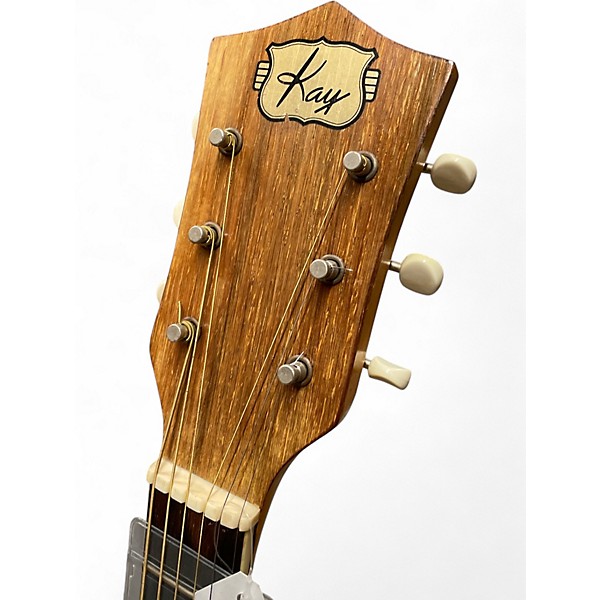 Vintage 1950s Kay K-11 Blonde Acoustic Guitar