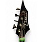 Used Dean Custom Zone 4-String Nuclear Green Electric Bass Guitar