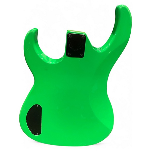 Used Dean Custom Zone 4-String Nuclear Green Electric Bass Guitar