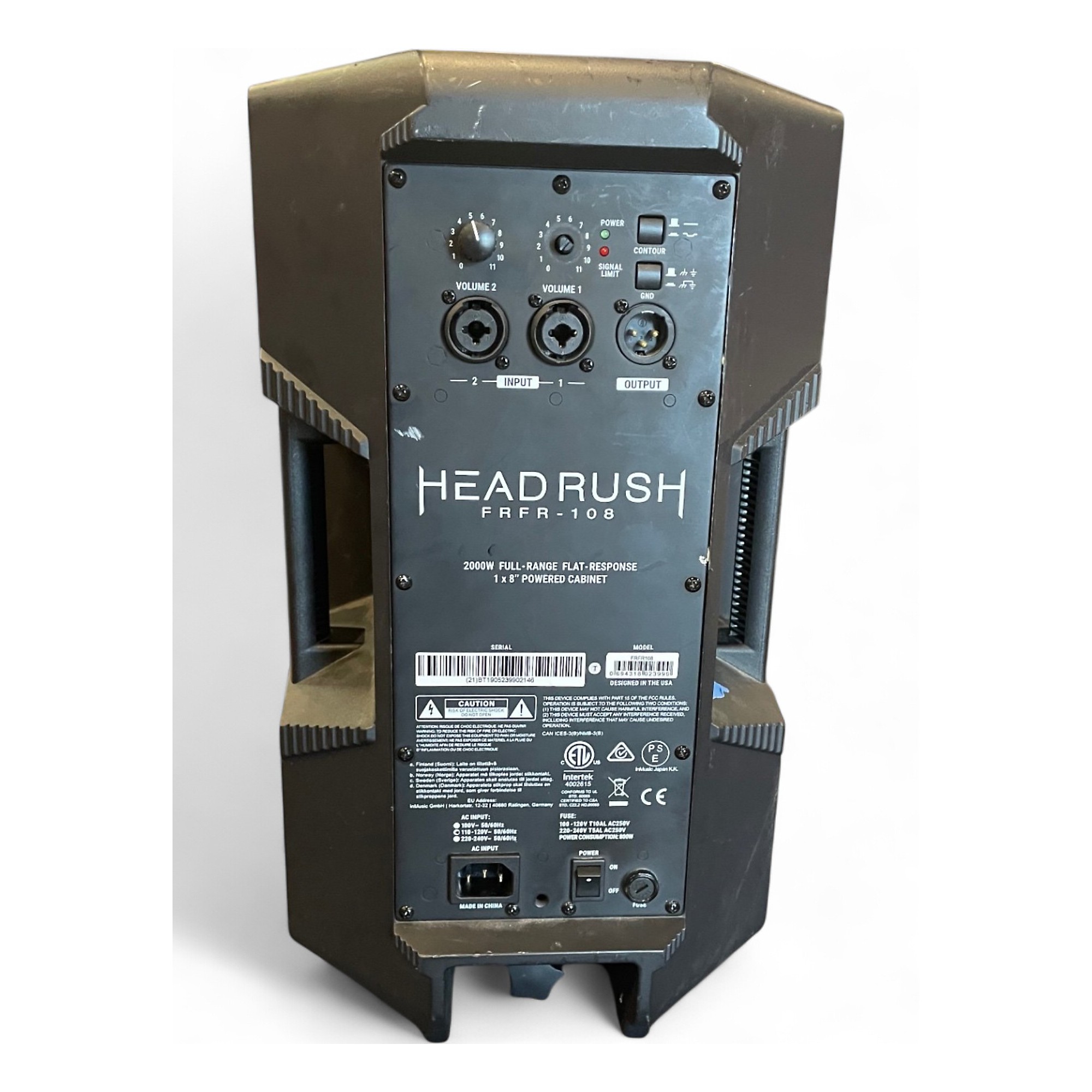 HEADRUSH FRFR-108 2000W パワードキャビネット Headrush FRFR-108 MKII 2,000-watt 1 x 8-inch Powered Speaker