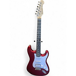 Used Donner Standard Series HSS Stratocaster Body Cherry Solid Body Electric Guitar