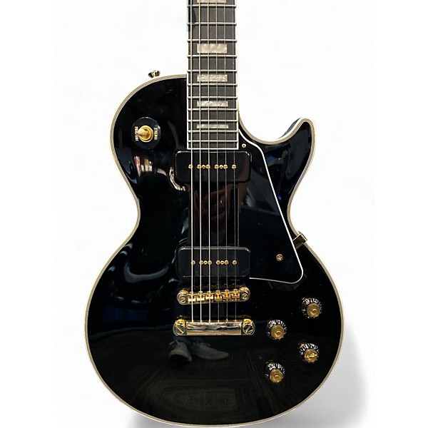 Used Epiphone Les Paul Custom Black Solid Body Electric Guitar