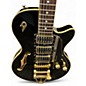Used Duesenberg Starplayer tv custom Black and Gold Hollow Body Electric Guitar