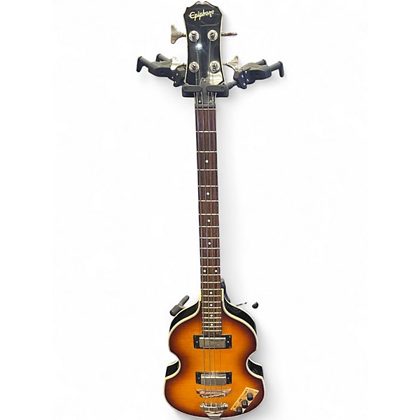 Used Epiphone Viola 3 Color Sunburst Electric Bass Guitar
