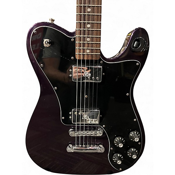 Used Fender kingfish deluxe telecaster Purple Solid Body Electric Guitar