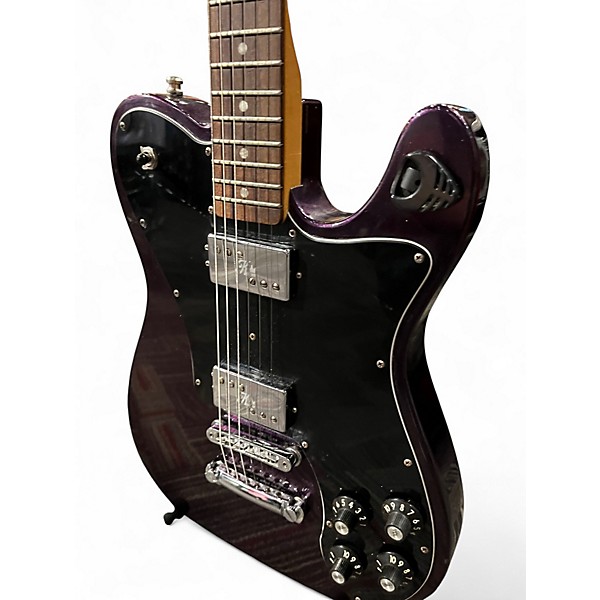 Used Fender kingfish deluxe telecaster Purple Solid Body Electric Guitar