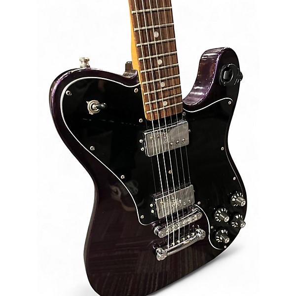 Used Fender kingfish deluxe telecaster Purple Solid Body Electric Guitar
