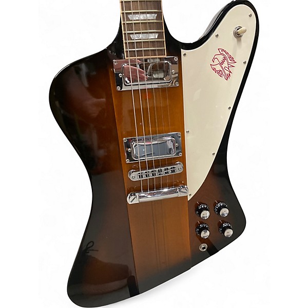 Used Gibson Firebird 2 Tone Sunburst Solid Body Electric Guitar