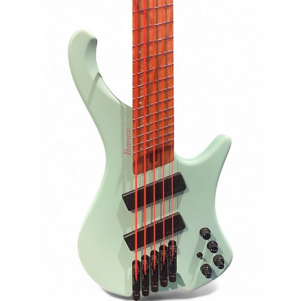 Used Ibanez EHB1005 Matte Seafoam Electric Bass Guitar