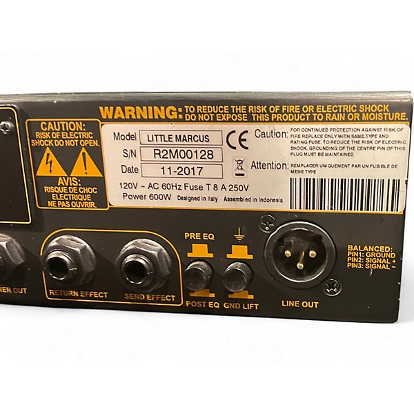 Used Markbass LITTLE MARCUS 500 Bass Amp Head