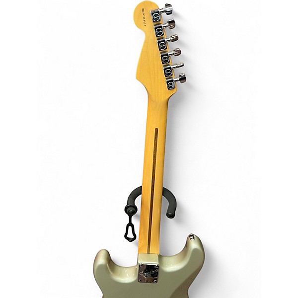 Vintage 1997 Fender American Standard Stratocaster Inca Silver Solid Body Electric Guitar