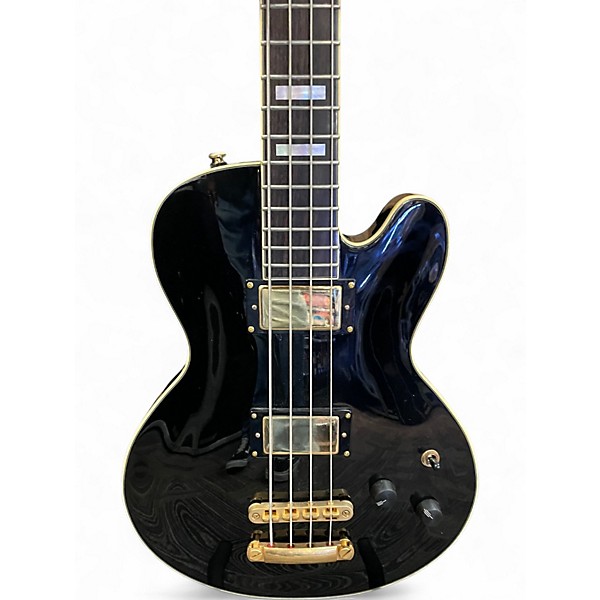 Used D'Angelico EX-XD BASS Black Electric Bass Guitar