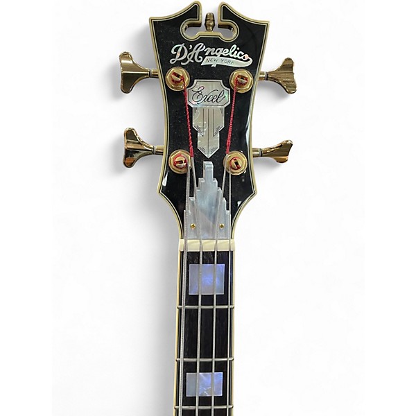 Used D'Angelico EX-XD BASS Black Electric Bass Guitar