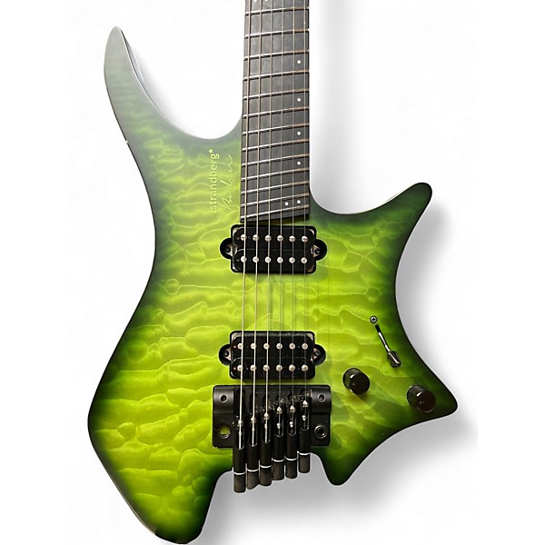 Used 2022 strandberg Boden Prog NX 6 Earth Green Solid Body Electric Guitar