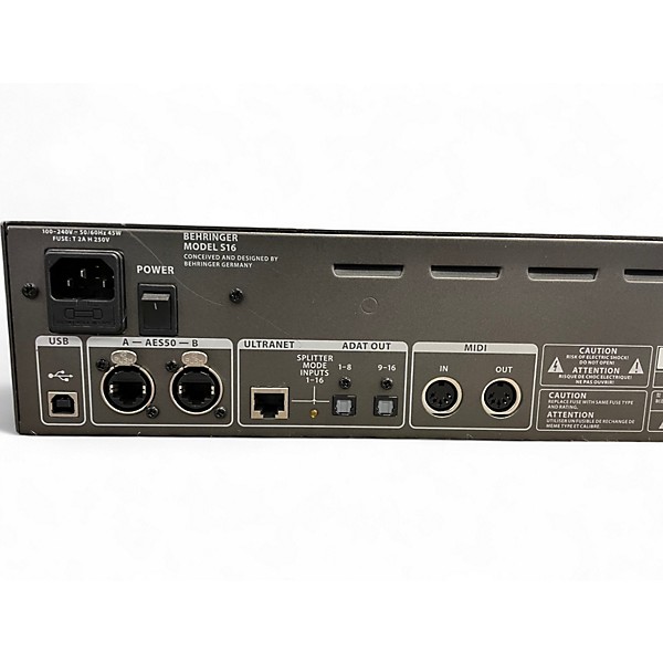 新品未使用　Behringer s16 Behringer S16 16-channel Digital Snake - Black (000-AJA02