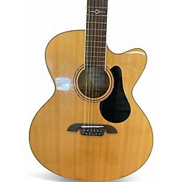 Used Alvarez AJ80CE Artist Series Jumbo Natural Acoustic Electric Guitar