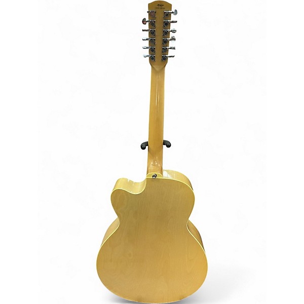 Used Alvarez AJ80CE Artist Series Jumbo Natural Acoustic Electric Guitar
