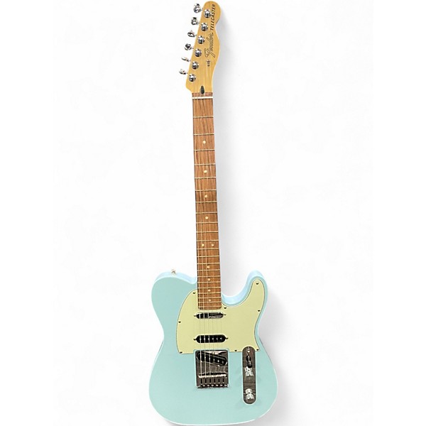 Used Fender Deluxe Nashville Telecaster Daphne Blue Solid Body Electric Guitar