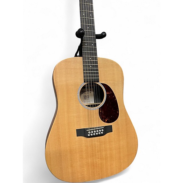Used Martin DX12AE Natural 12 String Acoustic Electric Guitar