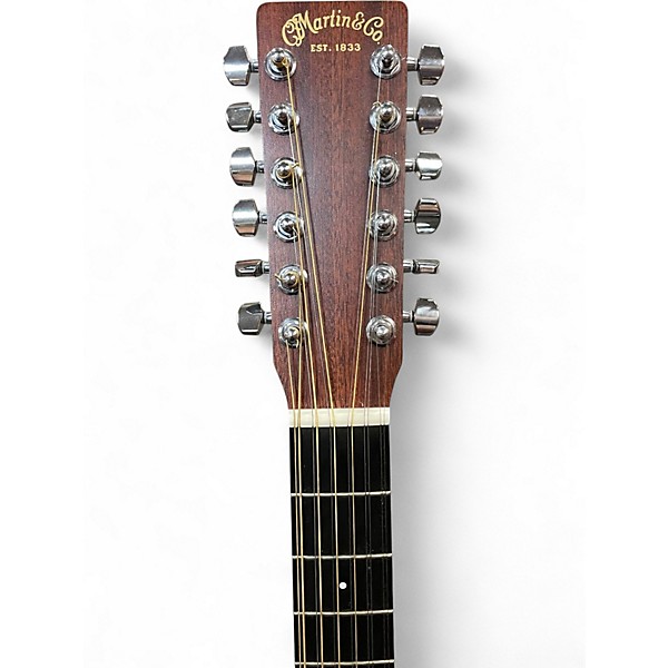 Used Martin DX12AE Natural 12 String Acoustic Electric Guitar