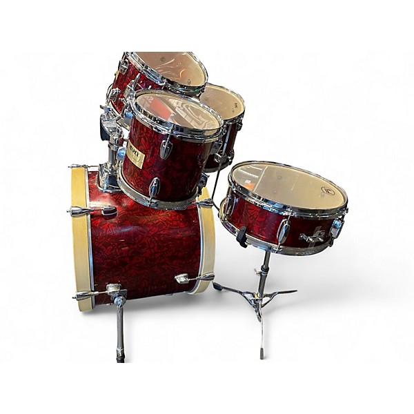Used Mapex 5 Piece V Series Wine Red Drum Kit