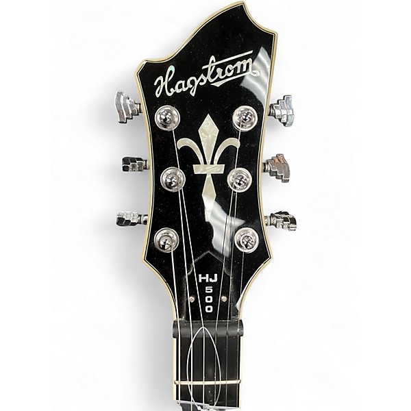 Used Hagstrom HJ500 Natural Hollow Body Electric Guitar