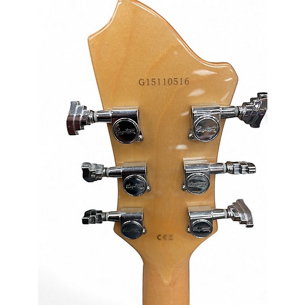 Used Hagstrom HJ500 Natural Hollow Body Electric Guitar