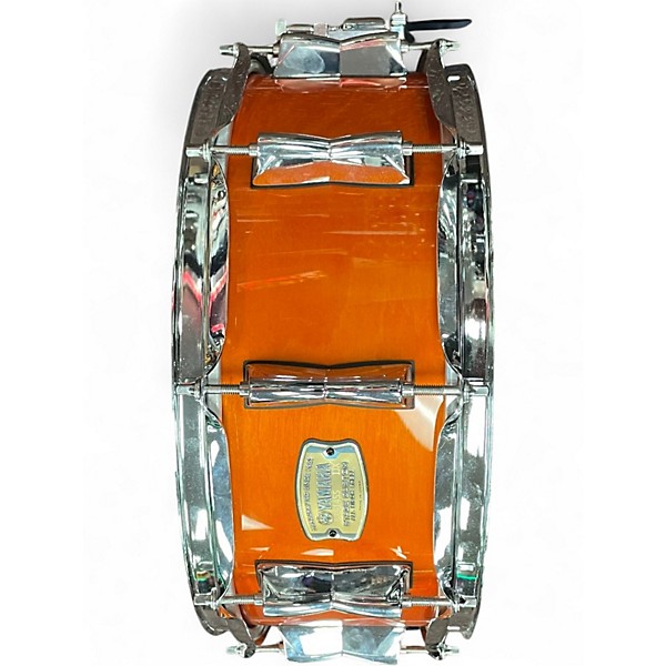 Used Yamaha 5X14 Stage Custom Snare Capri Orange Drum