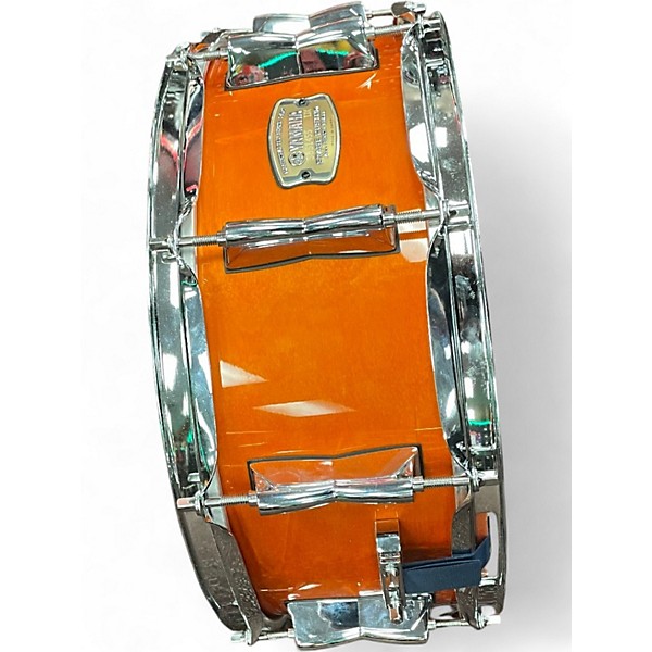 Used Yamaha 5X14 Stage Custom Snare Capri Orange Drum