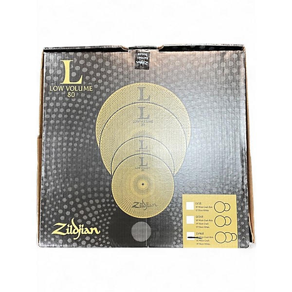 Used Zildjian 2.5in LV468 SET (14 HATS, 16 CRASH, 18 RIDE) Cymbal