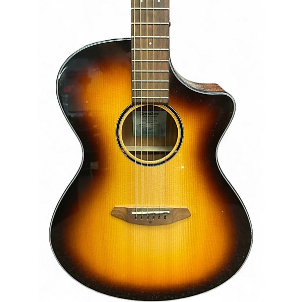 Used Breedlove Discovery S Concerto 3 Color Sunburst Acoustic Electric Guitar