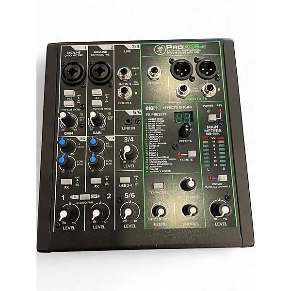 DJ機材 PRO FX6v3 Used Mackie PRO FX6 V3 Unpowered Mixer | Guitar Center