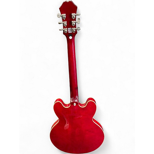 Used Epiphone Dot Cherry Hollow Body Electric Guitar Cherry