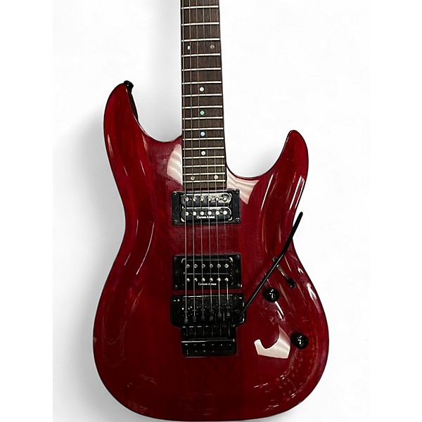 Used Brawley THREAT FLOYD ROSE RED Solid Body Electric Guitar