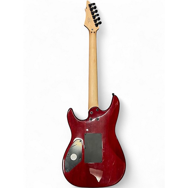 Used Brawley THREAT FLOYD ROSE RED Solid Body Electric Guitar