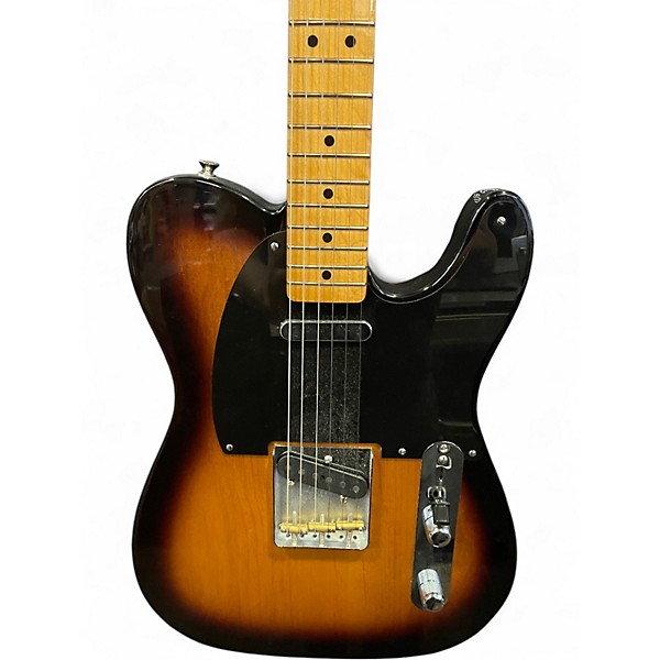 Used Fender Vintera 50s Telecaster 2 Tone Sunburst Solid Body Electric Guitar