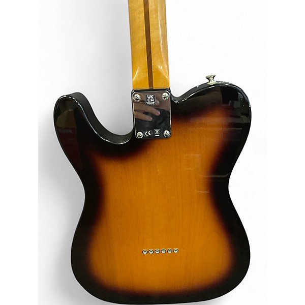 Used Fender Vintera 50s Telecaster 2 Tone Sunburst Solid Body Electric Guitar
