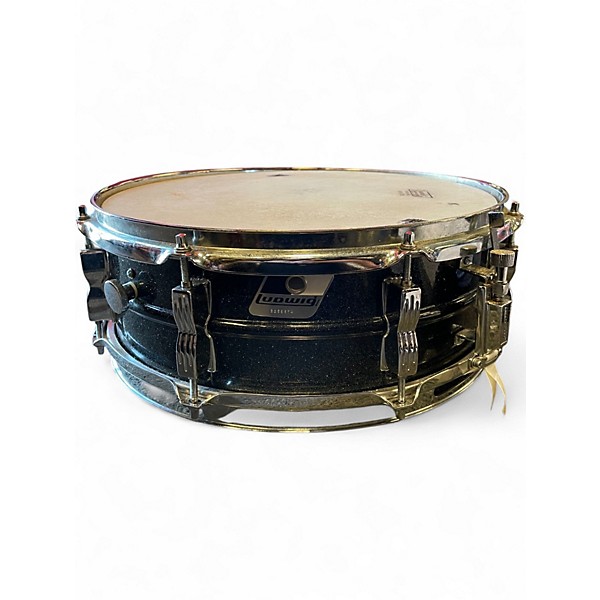 Used Ludwig 14in Acrolite Black Galaxy Drum