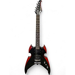 Used Silvertone PSAP1 Apocalypse Kiss Paul Stanley Black Solid Body Electric Guitar