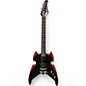 Used Silvertone PSAP1 Apocalypse Kiss Paul Stanley Black Solid Body Electric Guitar thumbnail